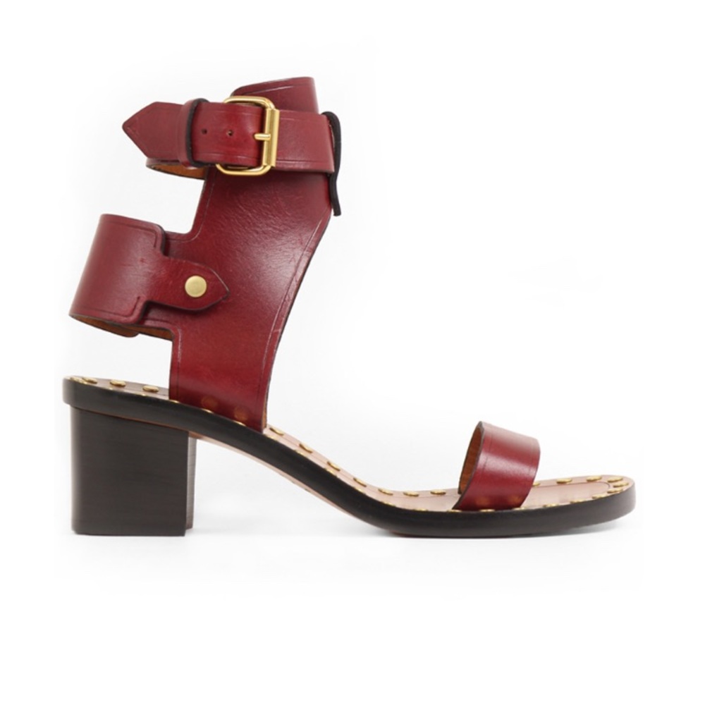 Isabel Marant Leather Jaeryn Sandal Boots